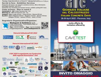 CaveTest parteciperà alla fiera GIC di Piacenza dal 28 al 30 Aprile 2022